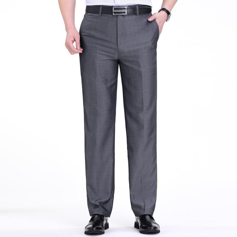 Men's Summer Formal Suit Trousers: Lightweight, High-Grade Casual Business Pants