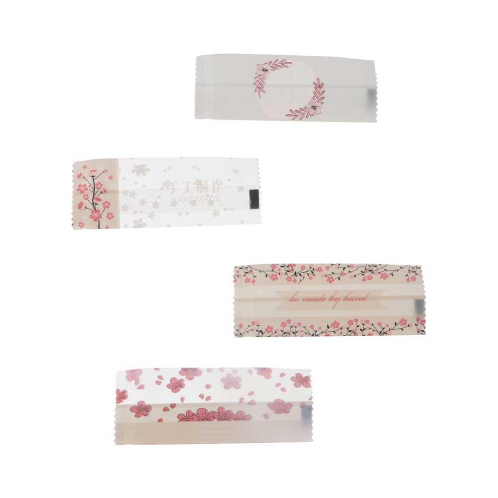 Packing Flower Elements Cherry Blossoms Bakery Decoration Candy Wrapper Nougat Sugar Bag Candy Bag