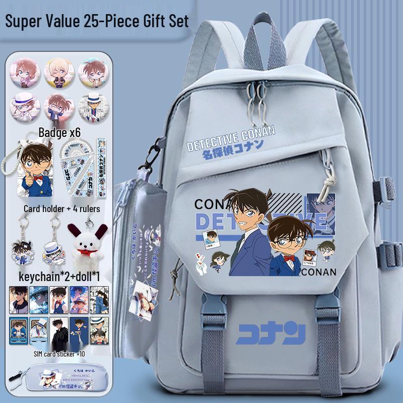Detective Conan x Kaito Kid Large Capacity Backpack for Students