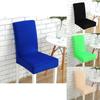 Weicher Stuhlbezug Einfarbig Elastische Überwürfe für Esszimmer
