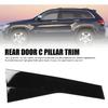 Rear Door C Pillar Trim Window C Pillar Cover Trim Applique Replacement for Jeep Grand Cherokee 2011-2021 (Right: 57010448, 57010448AK, 57010448AJ,)