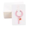 50Pcs Keychain Display Card Hanging-Keychain Packaging Selling Card Keychain Display Cards Brown Paper Jewelry Cards