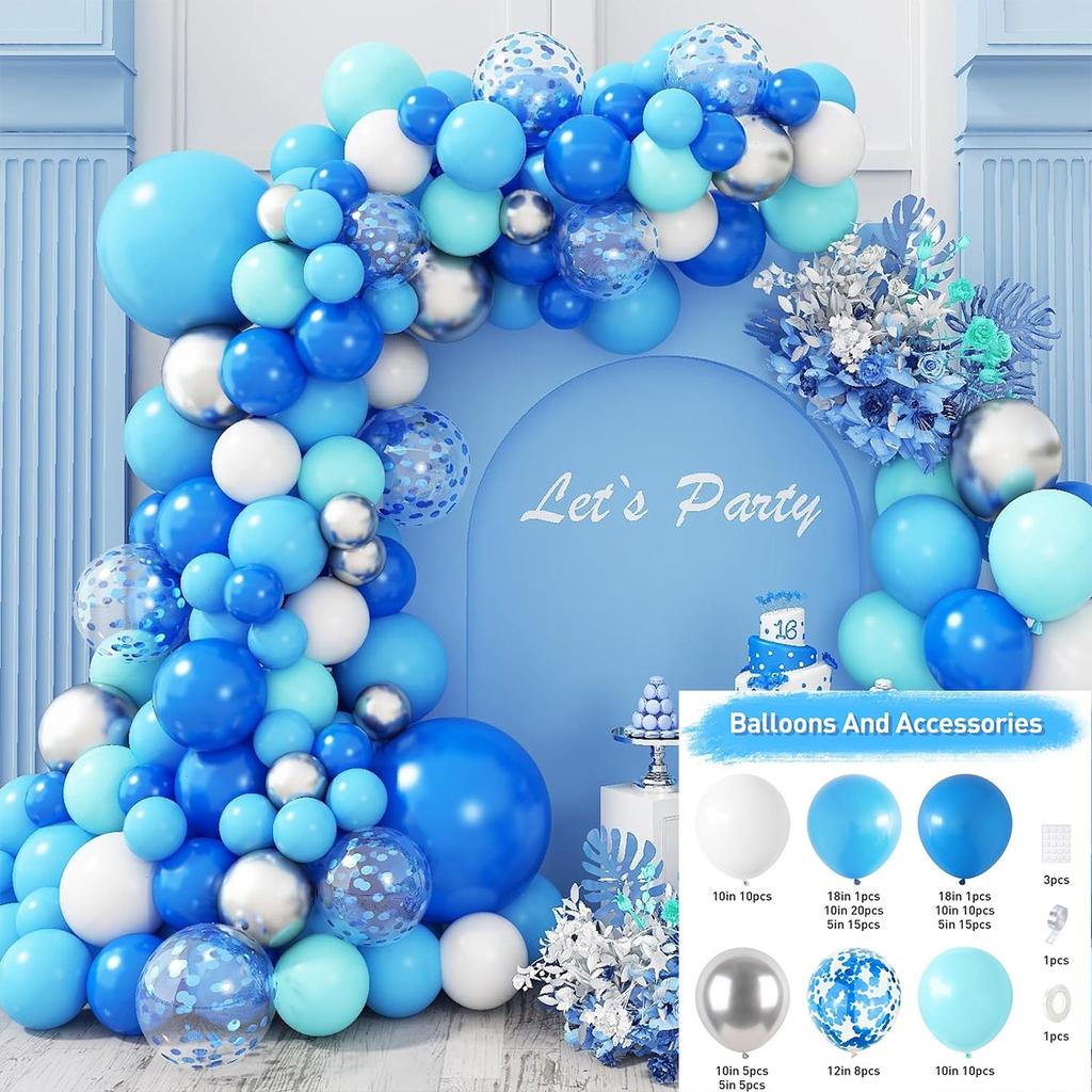 Forest Series Green Balloon Chain Set Children'S Birthday Theme Party Decoration Jungle Arrangement Balloon