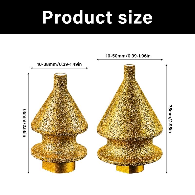 Effizientes Steinbohrloch-Erweiterungs-Hartmetall-Fasenfräser für Steinbearbeitung Trocken-Nassschneiden Loch in Keramik