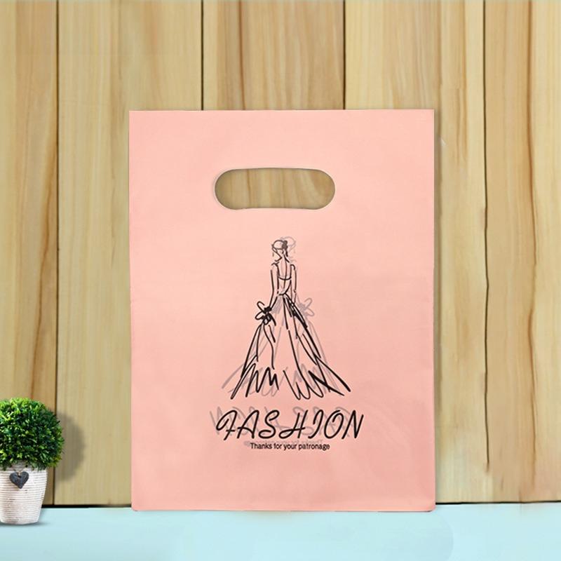 Various Styles Colorful Printed Pattern Accessory Bags Cute Cartoon Plastic Bag T-shirt Socks Facial Mask Cosmetics Magazine Packaging Sack Handbag