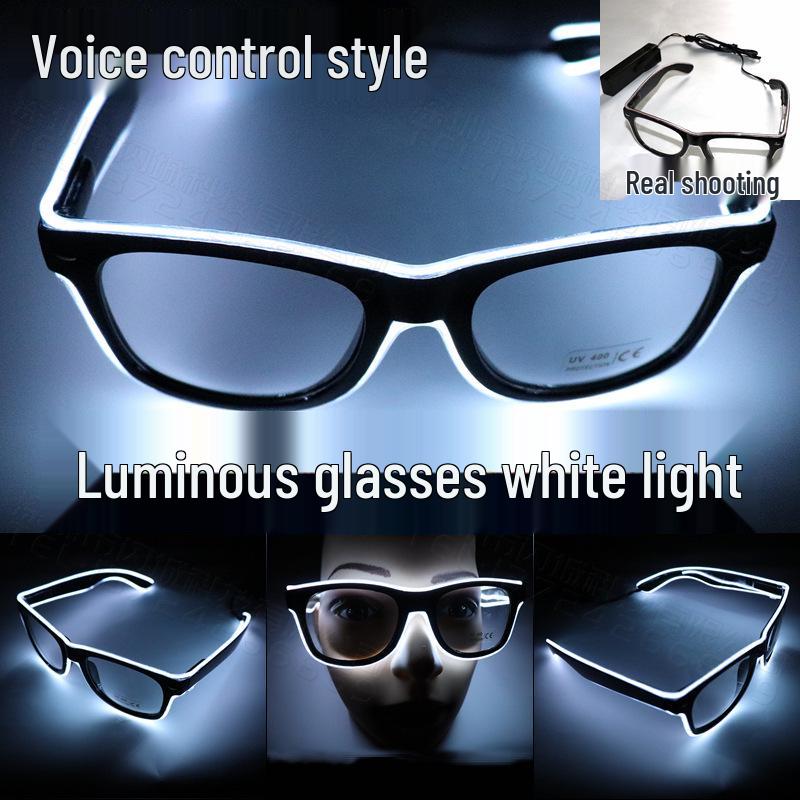 Luminous LED Voice-Activated Neon Party Glasses