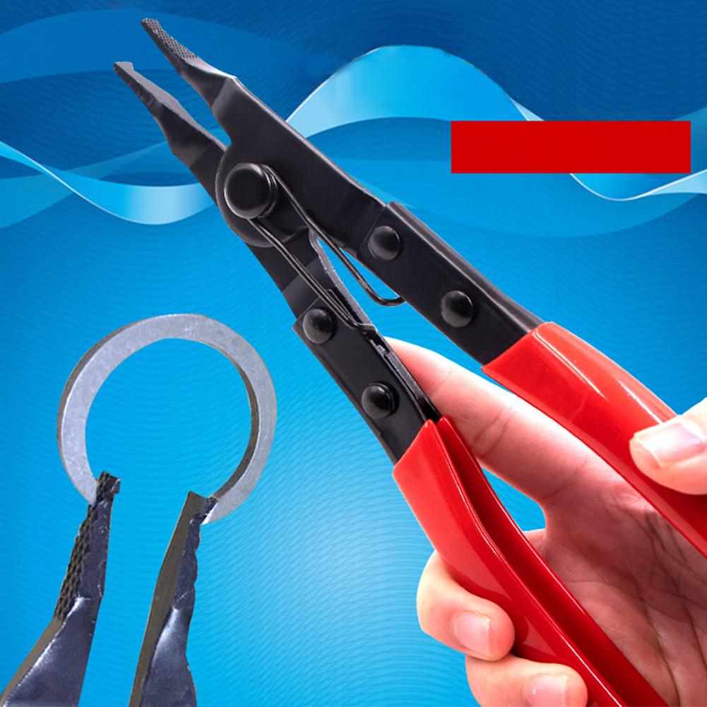 Lock Ring Pliers Aluminum Alloy Circlip Plier Auto Automatic Transmission Repair Flat Rim Pliers Retaining Ring Pliers Tool
