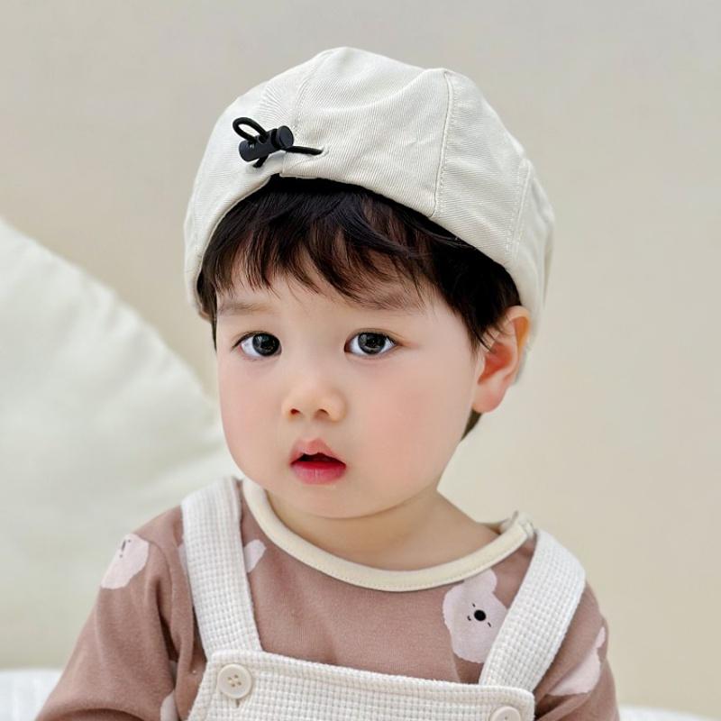 Children's Hat Cute Bear Beret Peaked Cap Baby Boys Girls Hats