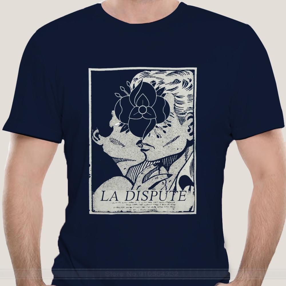 Sale 100 Cotton T Shirt La Dispute Men039 S Bitter Fruit Tshirt X Large Blue fashion tsdhirt men cotton brand teeshirt S