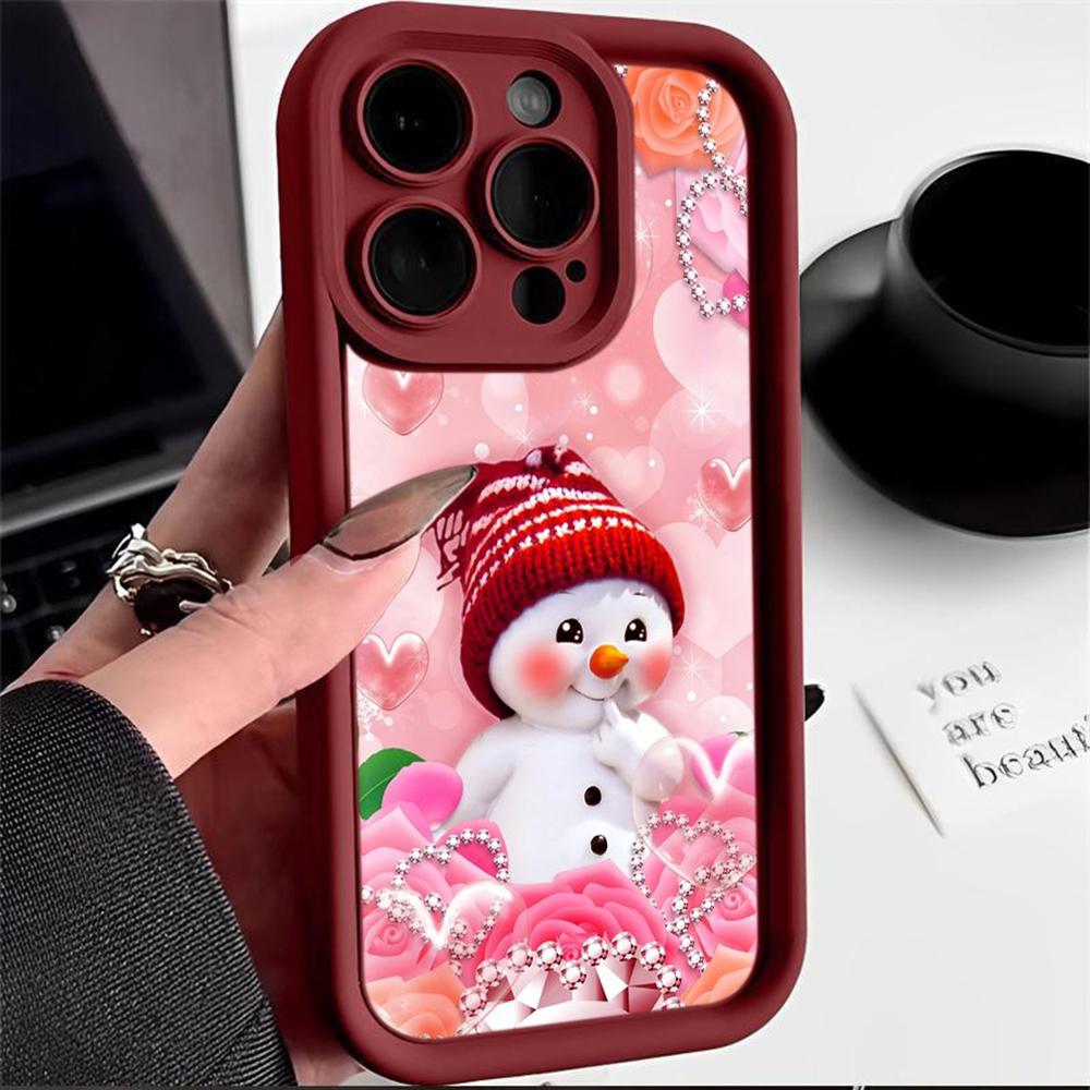 Ae110 Merry Christmas Phone Cases for Samsung A54 A14 A05s A55 A53 A15 S23 S24 Ultra S25 Plus A35 S20 FE A25 Angel Eye Ladder Protective Cover