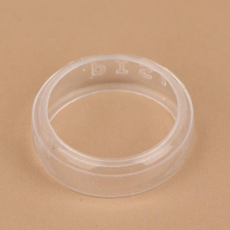 1 Paar St Series High-Definition Flachkopfstecker Medizinische Qualität Vollständig transparente Flüssigsilikon-Hüllen