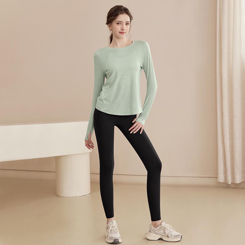 Top Sport Dama 2025 Yoga & Pilates Mânecă Lungă Slim-Fit