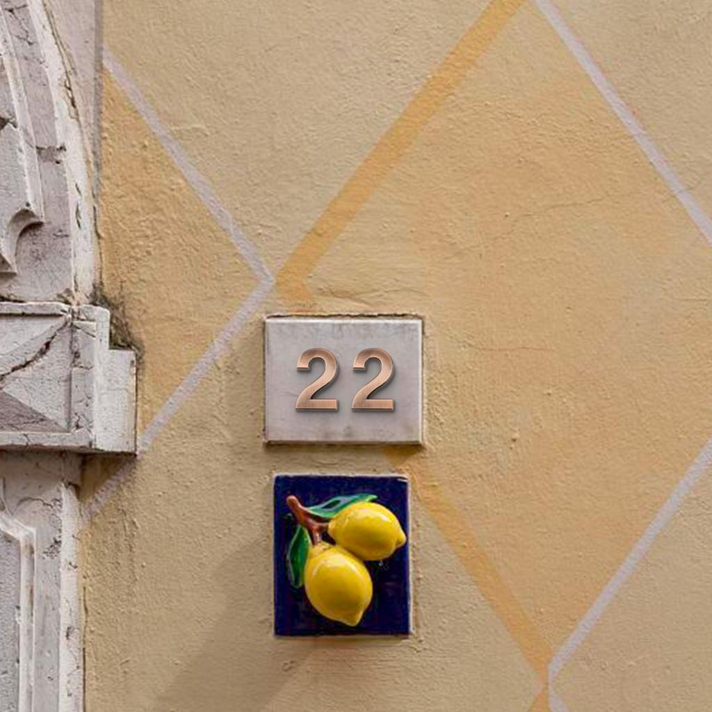 Türschild Türnummer 50*35*6mm Ziffer Türplakette