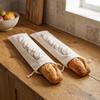 2PCS Fresh Keeping Linen Bread Bag Eco Friendly Drawstring Bread Bag  Homemade Bread