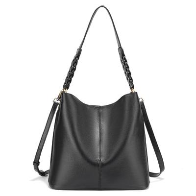 Zency Moda Couro Genuíno Feminina Designer Bolsa de Mão Macia Bolsa de Ombro