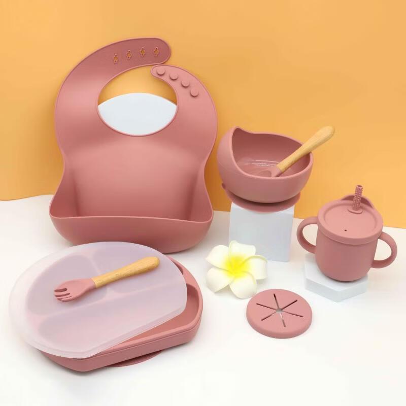 

Ru Han Silicone Baby Feeding Set