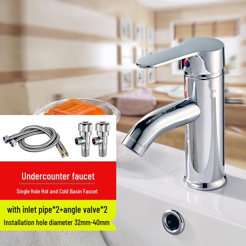 WDOFS Stainless Steel Single Cold Basin Faucet
