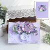 Popular 3D Handmade Christmas Bouquet Greeting Card