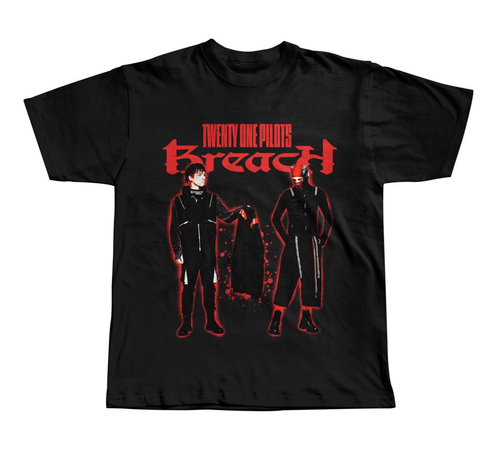 Футболка Twenty One Pilots Band Breach 2026 Tour Унисекс S-5XL XXL