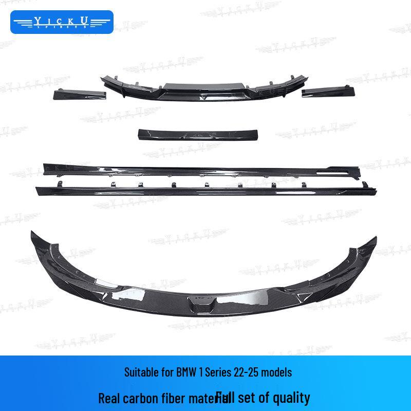 BMW IX Carbon Fiber Body Kit: FD Style Front Lip, Side Skirts, Rear Lip, Rear Bumper Corners, Roof Spoiler.