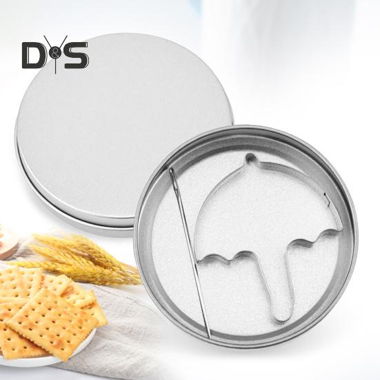 Tagliabiscotti in acciaio inossidabile Stampi per biscotti Strumenti per la fabbricazione di caramelle di zucchero coreane Kit per giochi di zucchero a forma di calamaro Stampi per dolci da festa Ombrello Triangolo Stella