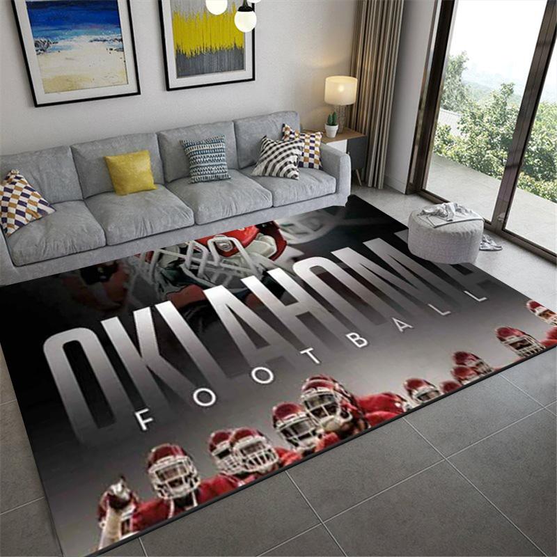 Oklahoma Sonners Carpet Rug for Living Room Bedroom Home Sofa Decoration,Kids Play Non-slip Floor Mat