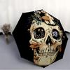 1pc Skull Mushroom Forest Fashionable Automatic Opening/Closing Folding Umbrella with 8 Bones, Windproof Portable, Daily Use127