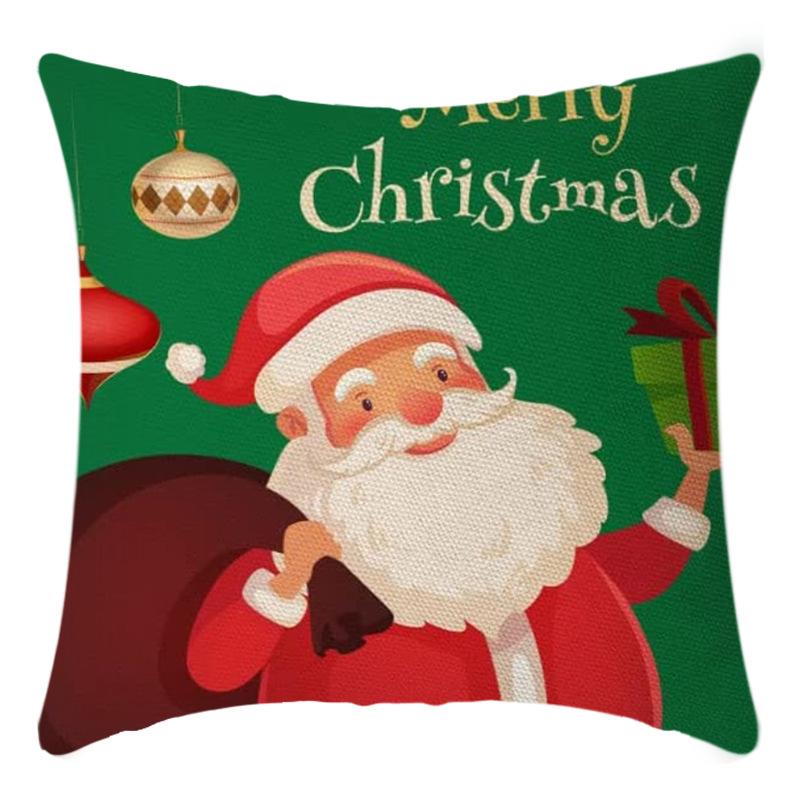 Weihnachts-Überwurf-Kissenbezug Heimdeko Weihnachtsgeschenk Kissen Sofakissenbezug Kissenbezug