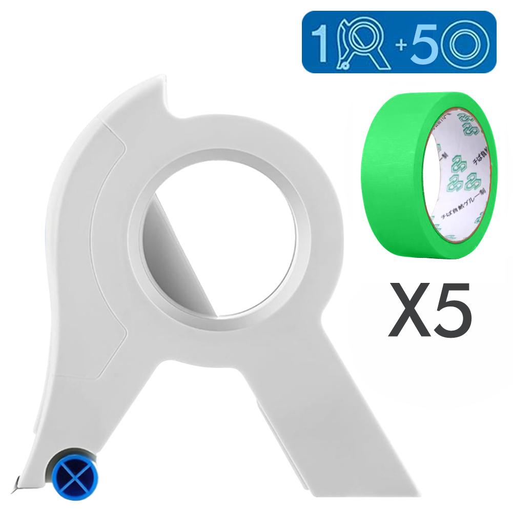 New Painter Masking Tape Applicator Dispenser Machine Adhesive Tape with Tape Cutting Tool for Repair and Beautify Crack in Tile