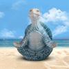 Sea Turtle Yoga Figurine Meditating Turtle Statue Home Garden Decor Meditation Yoga Turtle Figurines Yard Decor