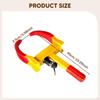 Tire Lock Anti Theft Easy Installation High Visible Trailer Wheel Heavy Duty for Motorcycle
