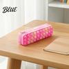 Pen Holder Silicone Tie-Dye Pencil Case Squeezable Soft Stationery Organizer for Kids Teens