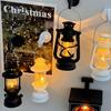 Luz Nocturna LED Lámpara de Queroseno Brillo Suave Sin Parpadeo Alimentada por Batería Mini Linterna Colgante Retro con Gancho Magnético