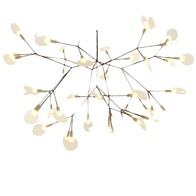Firefly Chandelier: Modern Nordic Minimalist LED Molecular Light for Luxurious Living Room