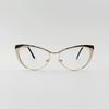 Women Retro Glasses Metal Sexy Cat Eye Reading Blue Light Blocking Computer Glasses Accessory
