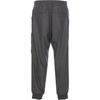 Y-3 Solid Color Mid-Rise Drawstring Cuffed Casual Pants Men bottoms Gray JE3432