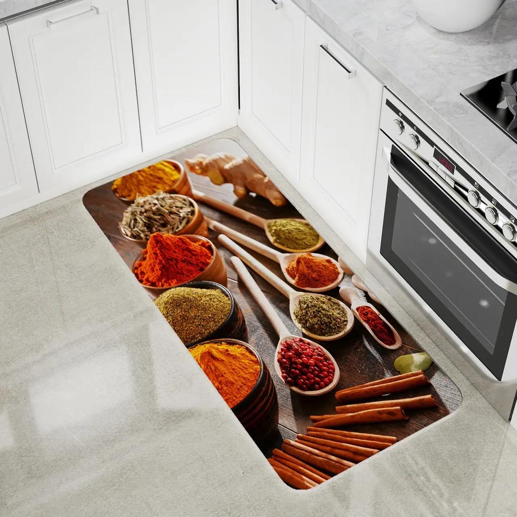 Long kitchen carpet home entrance door mat bedroom living room decoration bedside carpet corridor balcony bathroom non-slip mat