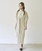 Eima Tie Turtleneck Dress_3Color_Beige