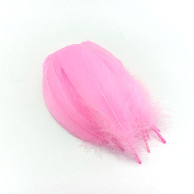 20pcs /Lot Goose Feathers For Crafts Diy Pluams Jewelry Making Wedding Clothing Decoration Accessories Needlework Plumes 15 .20cm