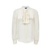 VEROMODA Women's V-Neck Bow-Tie Design Shirt