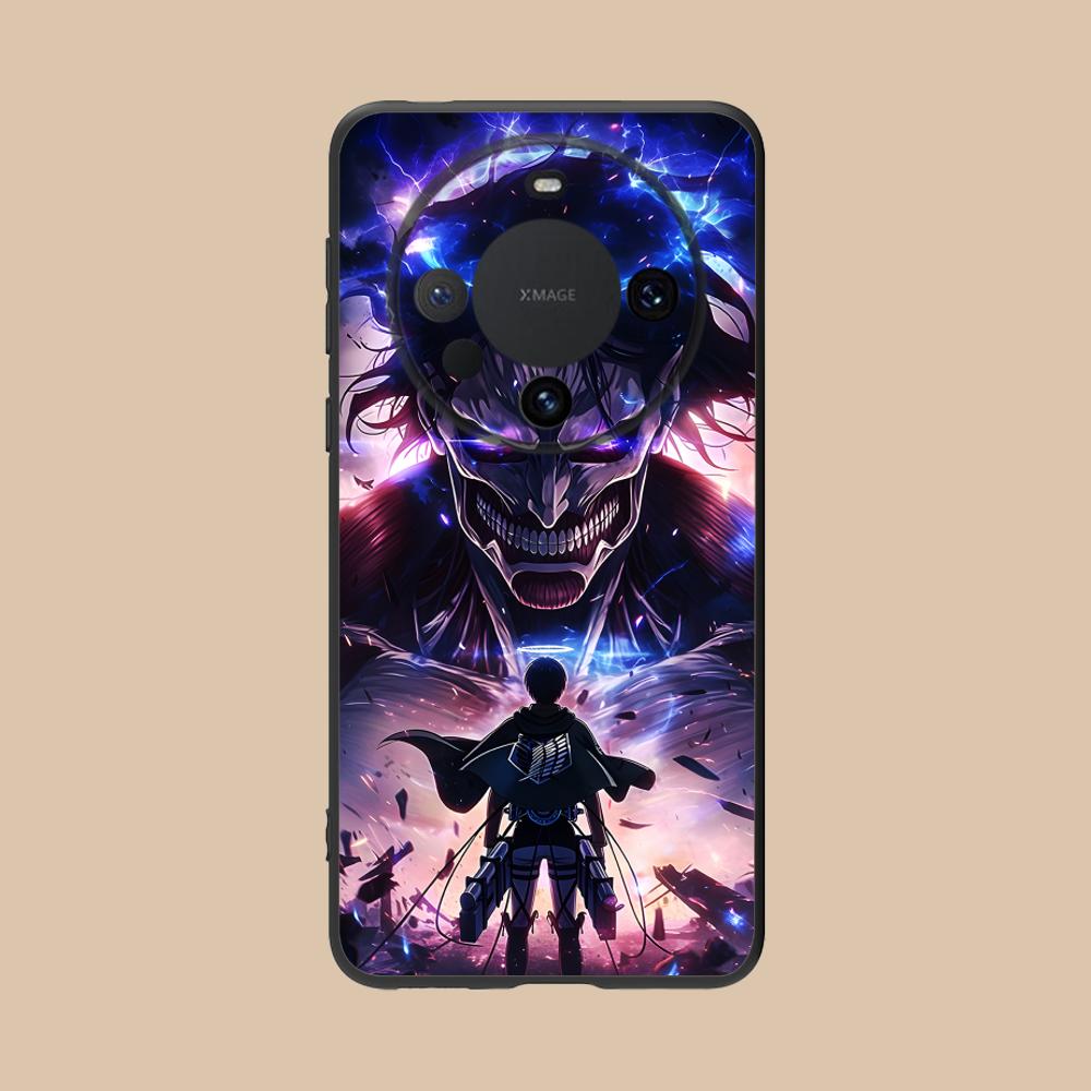 

AOT Eren Yeager Matte TPU Mobile Phone Case for Huawei Mate 60 50 40 30 20 10 Pro Plus Lite E 5G Colorful Printing Cover Huawei Mate 10 Lite