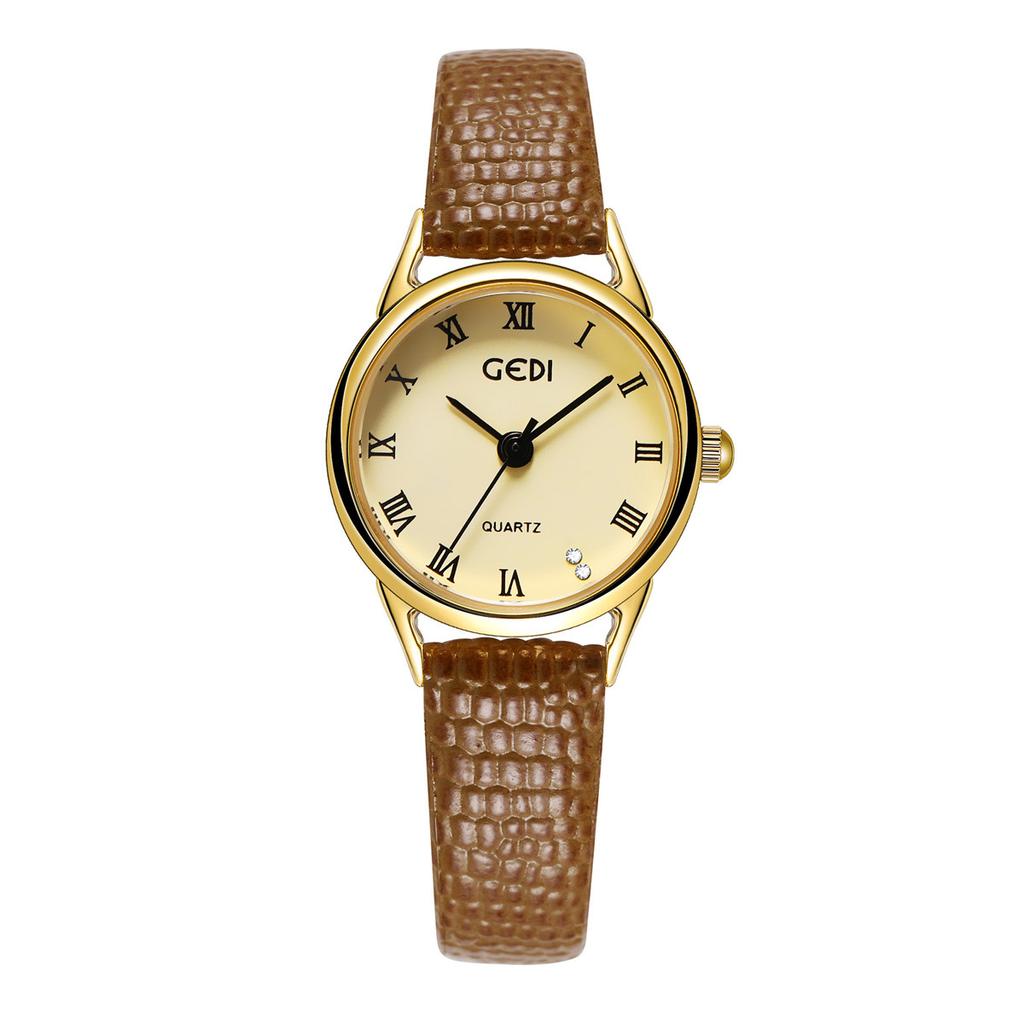 New Niche Simple Belt Watch, Temperament, Fashionable Quartz Watch, Casual and Elegant Ladies Watch