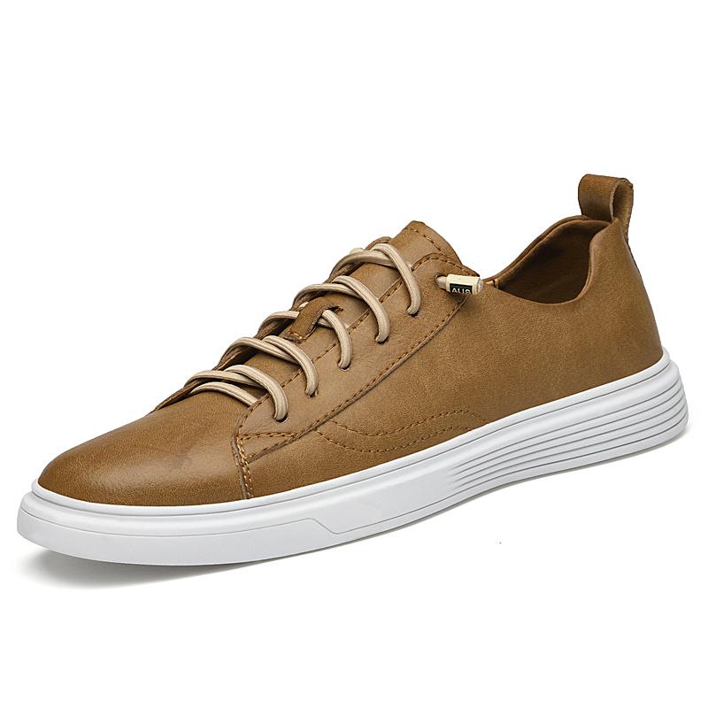 Top Quality Men Casual Shoes Outdoor Leather Breathable Comfortable Men'S Shoes Luxury Men Sneackers Male Skate Shoes Size 38-45
