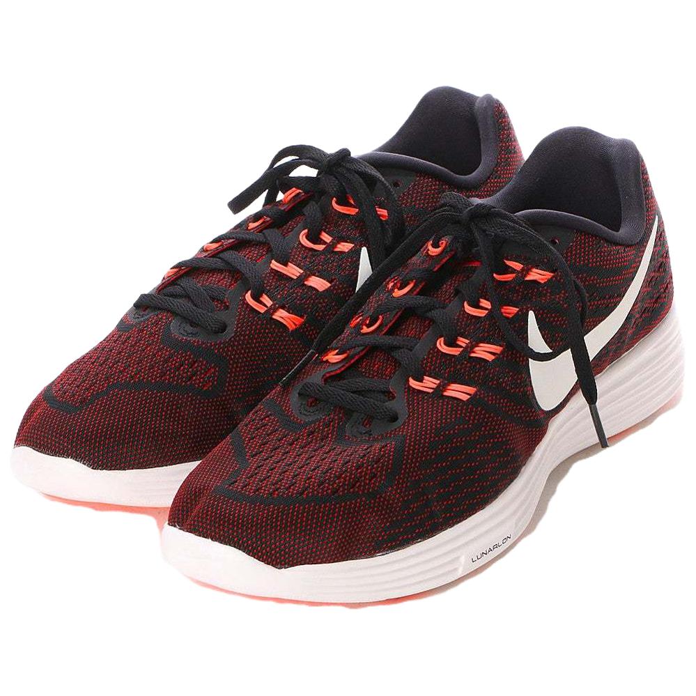 Nike LunarTempo 2 Comfortable Durable Low-Top Running Shoes Men Sneaker Red Black 818097006