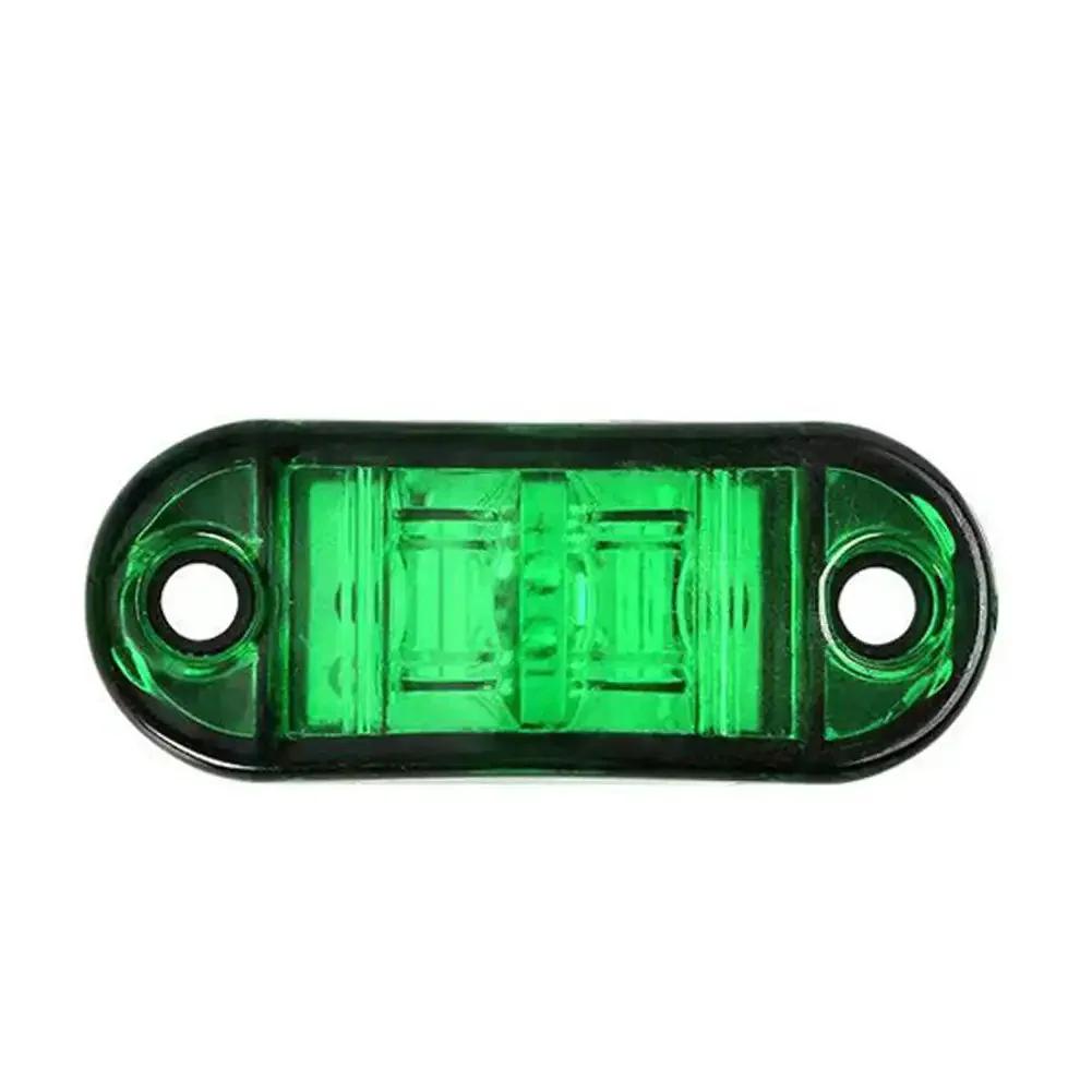 1/2/4Pcs 12V / 24V LED Side Marker Lights Car External Lights Warning Tail Light Auto Trailer Truck Lorry Lamps White Color