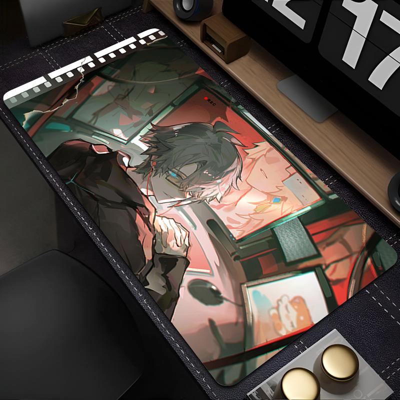Rubber Mouse Pad Office Laptop Honkai Star Rail HD Print Gamer Mousepad PC Anime Boy Phainon Non Slip Keyboard Pad Cool Desk Mat