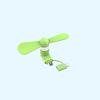 Mini Phone Cooling Fan Plug & Play Universal 3 Ports Small Fan for Summer Outdoor Walk Shopping Daily Use