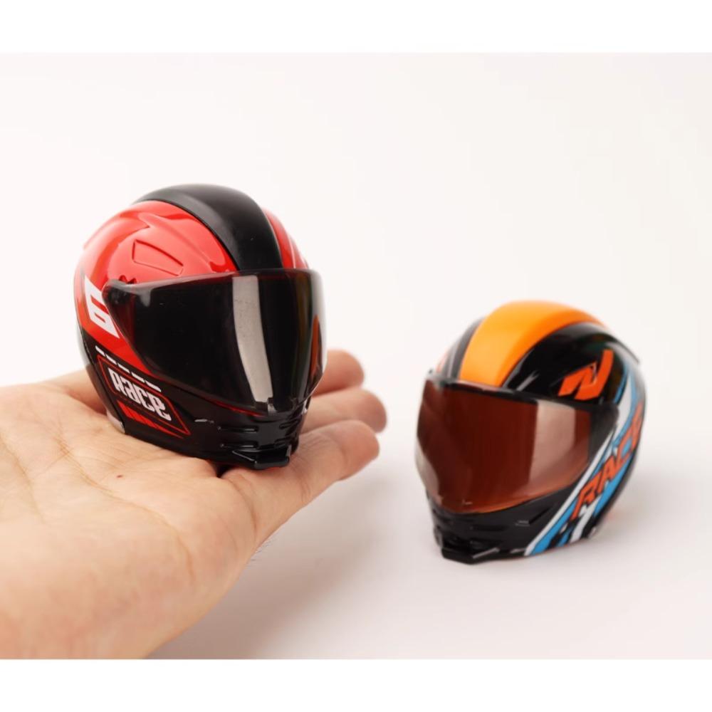 Simulation Motorcycle Rider Alloy Deformation Doll Helmet Doll Doll Desktop Furnishings Model Children's Gifts for Men
