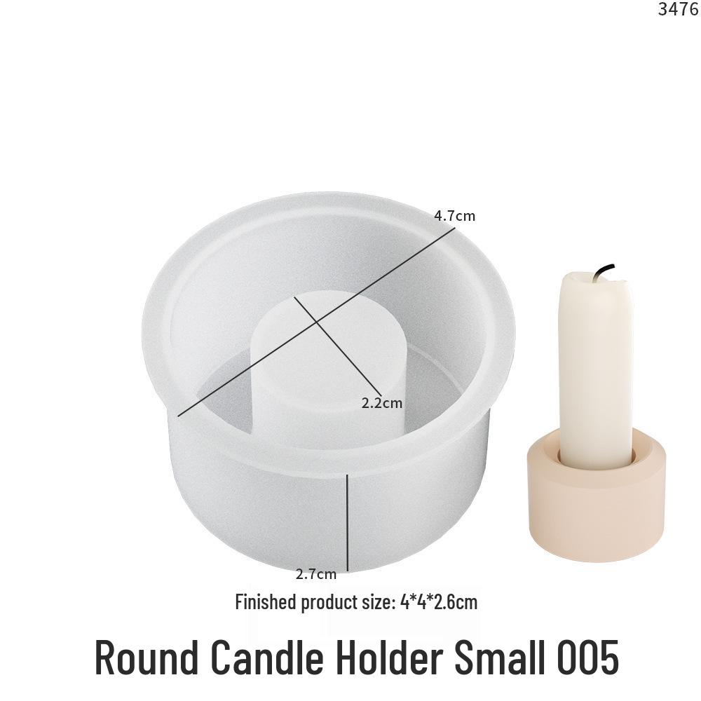 Heart-Shaped Silicone Mold for Epoxy Resin Aroma Candle Holder