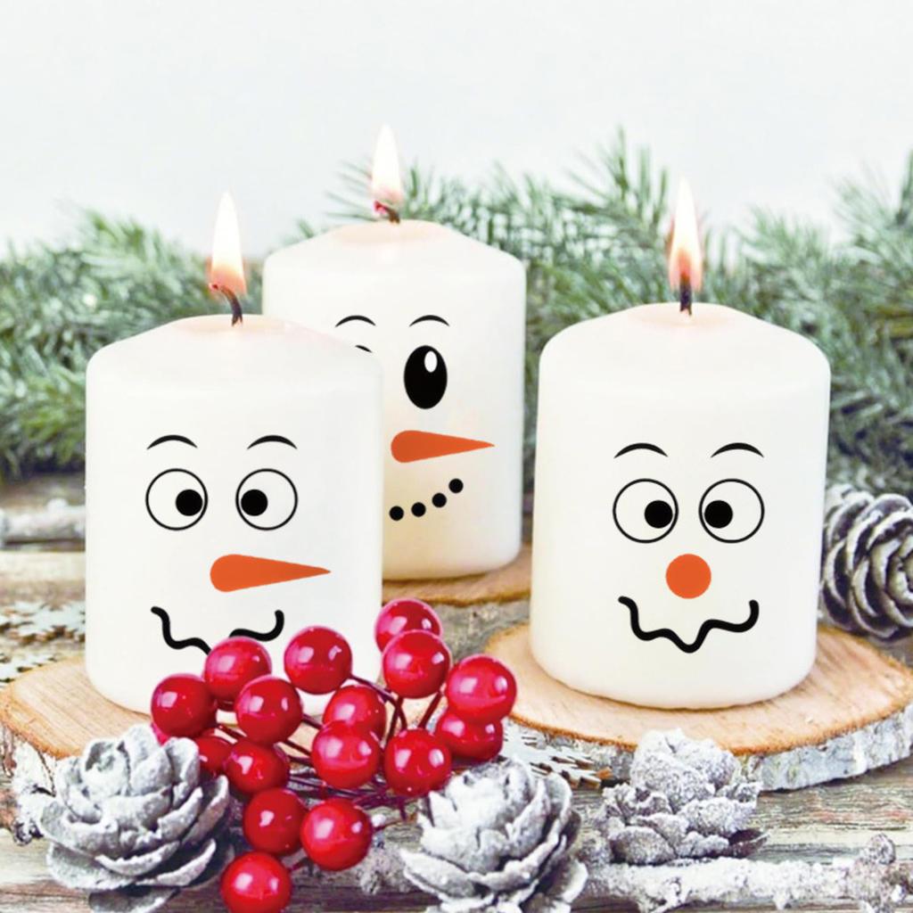 Decorazioni Natalizie Decorazione per Feste Natalizie Adesivi per Finestre Adesivi Statici in PVC Decorazioni per Finestre